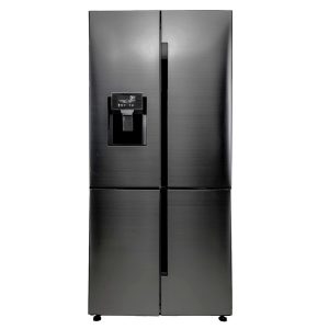 یخچال فریزر هیمالیا ساید بای ساید تسلا مدل HRFN60504 استیل ذغالی
