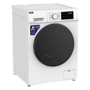 ماشین لباسشویی سام مدل UN-Q1435/W سفید 8 کیلویی