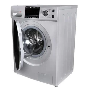 ماشین لباسشویی پاکشوما مدل BWF 40814 ST  رنگ سیللور با ظرفیت 8 کیلوگرم