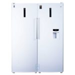 یخچال و فریزر دوقلو پارس مدل بوران با آبسردکن سفید