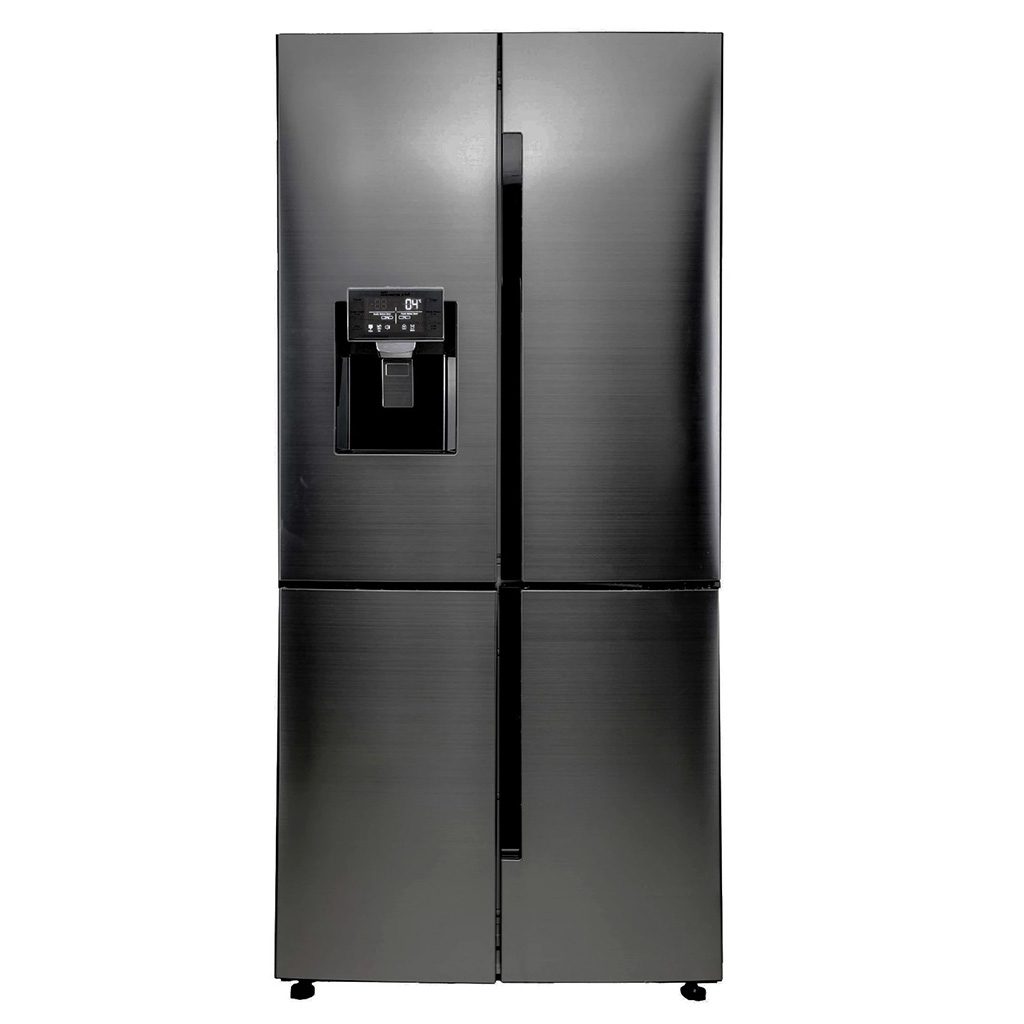 یخچال فریزر هیمالیا ساید بای ساید تسلا مدل HRFN60504 استیل ذغالی 1 یخچال فریزر هیمالیا ساید بای ساید تسلا