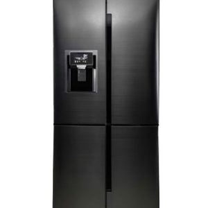 یخچال فریزر هیمالیا ساید بای ساید تسلا مدل HRFN60504 استیل ذغالی