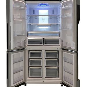 یخچال فریزر هیمالیا ساید بای ساید تسلا مدل HRFN60504 استیل ذغالی