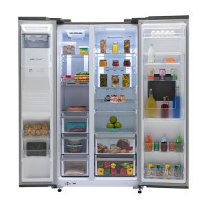 یخچال فریزر ایکس ویژن مدل TS552-ASD رنگ استیل 28 فوت