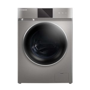 ماشین لباسشویی ایکس ویژن مدل TV102-ASD ظرفیت 10 کیلوگرم سیلور