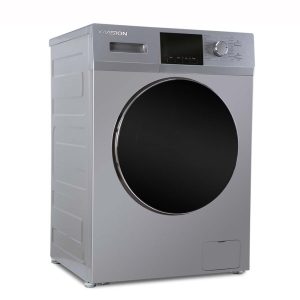 ماشین لباسشویی ایکس ویژن مدل TF94-ASBL ظرفیت 9 کیلوگرم استیل
