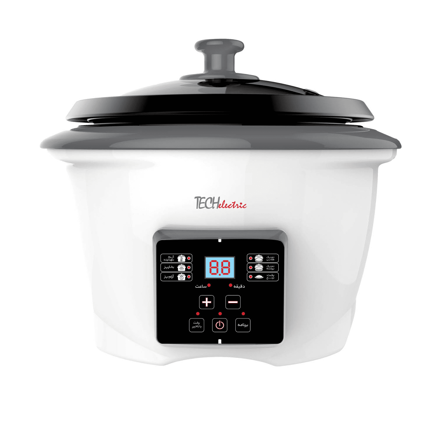 پلوپز چند منظوره مدل MC1108-18WS تک الکتریک سفید نقره ای 1 پلوپز چند منظوره مدل MC1108-18WS