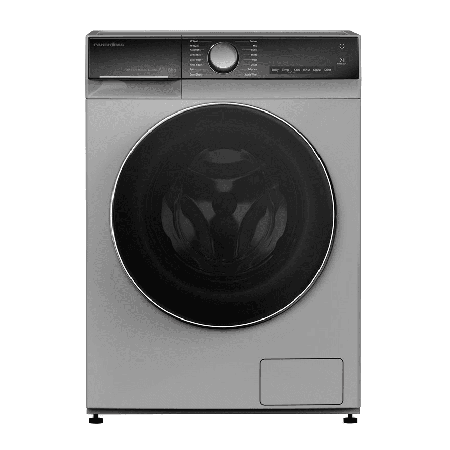 ماشین لباسشویی پاکشوما مدل TFB-86408-ST ظرفیت 8 کیلوگرمی سیلور