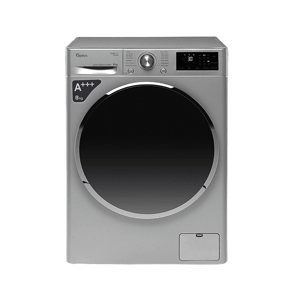 ماشین لباسشویی جی پلاس مدل GWM-R87S سیلور 8 کیلویی 1 ماشین لباسشویی جی پلاس مدل GWM-R87S سفید 8 کیلویی