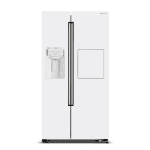 یخچال ساید بای ساید هیمالیا مدل گلکسی سفید متالیک