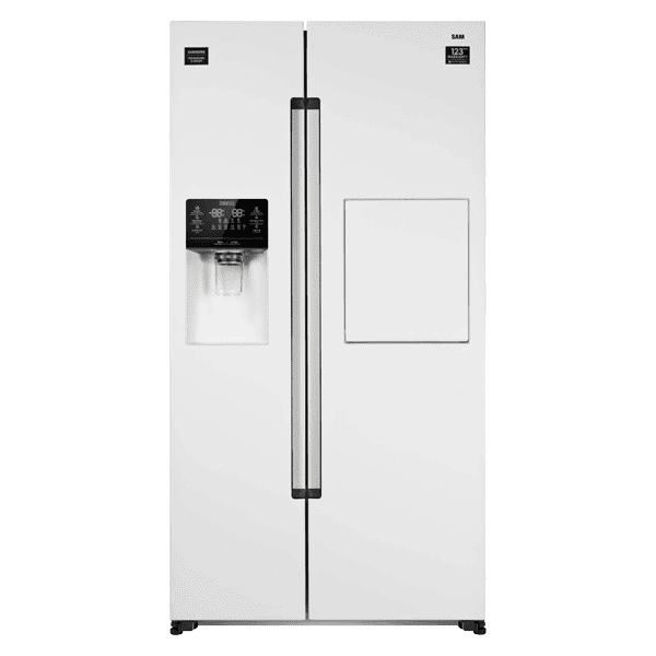 یخچال ساید بای ساید سام مدل ROSSO سفید 1 یخچال ساید بای ساید سام مدل ROSSO سفید