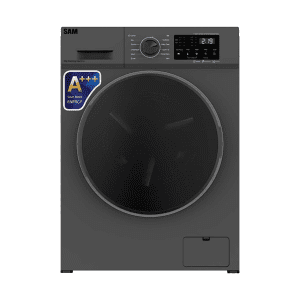 ماشین لباسشویی سام مدل UN-Q1435/IN اینوکس 8 کیلویی